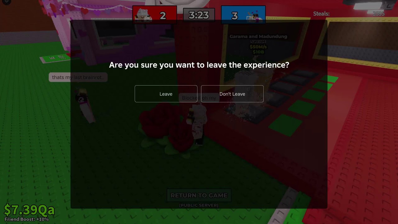 Steal a brainrot trading