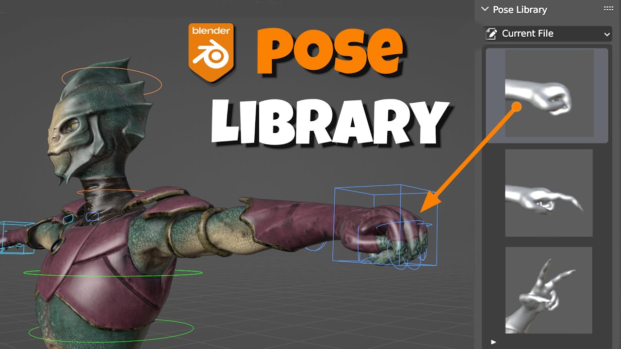 Учебное пособие по библиотеке поз Blender