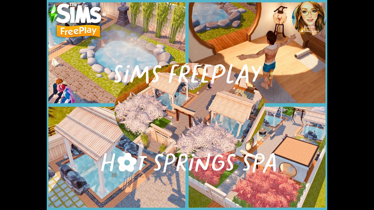 Sims FreePlay Hot Springs Spa 🌸 New Update! 🩷
