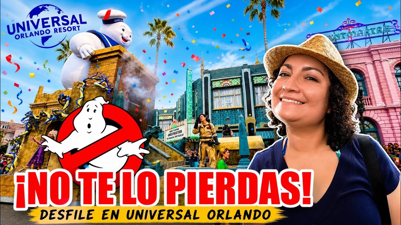 ¡FUIMOS a VER el NUEVO DESFILE de UNIVERSAL STUDIOS ORLANDO! (MEGA MOVIE PARADE)