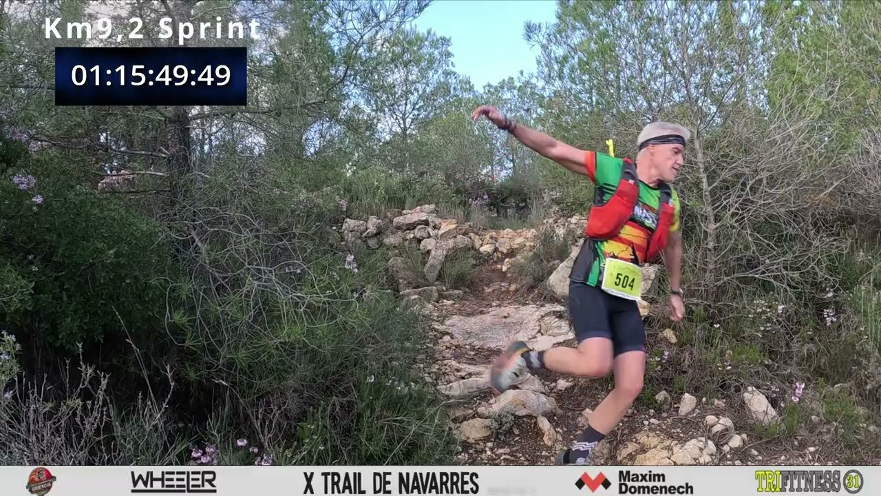 X TRAIL DE NAVARRÉS - Paso de los corredores por Kms 9, 19 y 36.