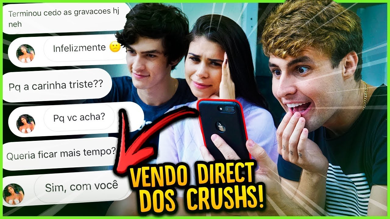 ABRI AS DIRECTS DOS CRUSHS E VI ALGO!! [ REZENDE EVIL ]