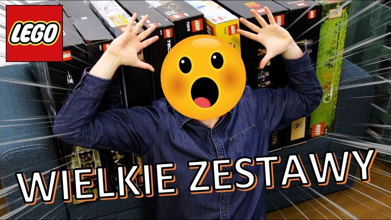 MOJE WIELKIE NIEZBUDOWANE ZESTAWY LEGO 😮 | Maciek i Klocki