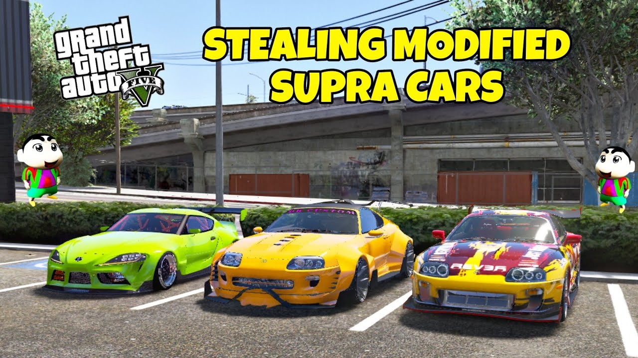 GTA 5 : STEALING EVERY MODIFIED SUPRA 😯 IN LOS SANTOS