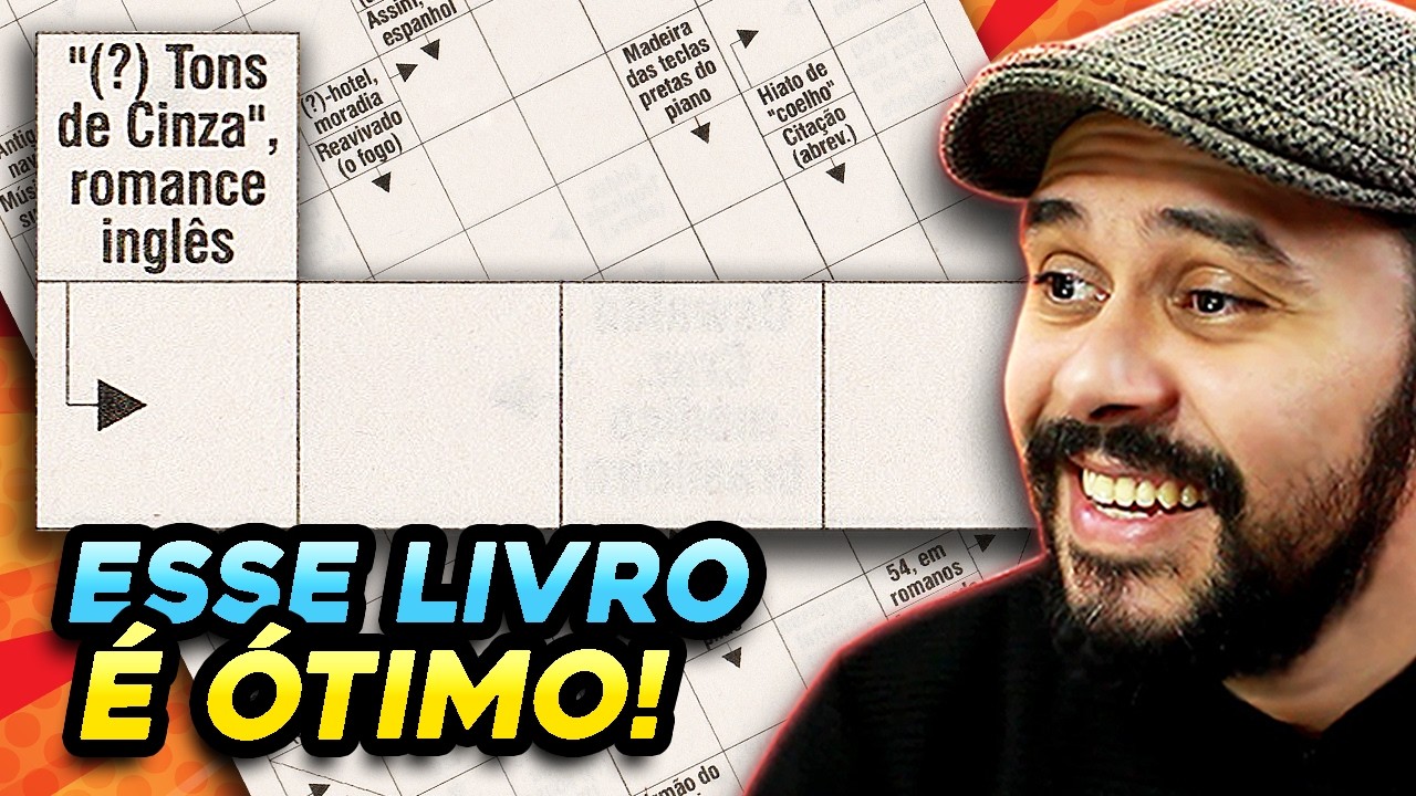 Esse livro é MUITO BOM! - Palavras-cruzadas NÍVEL MÉDIO!