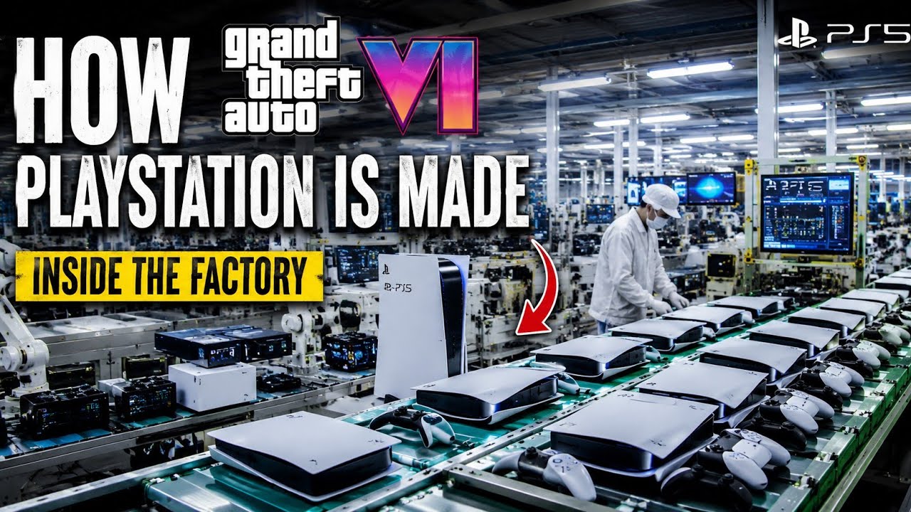 Inside the PlayStation Factory | GTA 6 Gaming Setup Manufacturing || Machine Crafts 