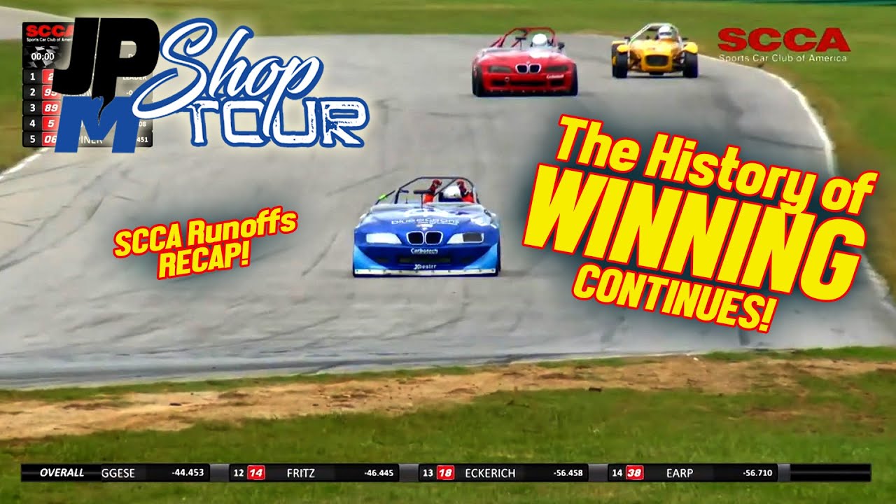 SHOP TOUR - Full SCCA Runoffs Recap - My Customers Keep Winning!