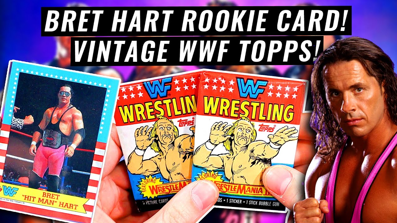ОТКРЫТЫЕ КОЛЛЕКЦИОННЫЕ КАРТОЧКИ WWF TOPPS 1987 | Вытягиваем карточку новичка WWF Брета Харта!