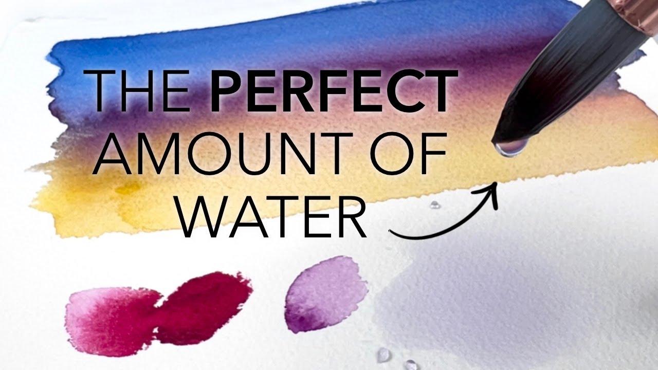 Beginner Watercolour - The ULTIMATE Guide To Water Control!