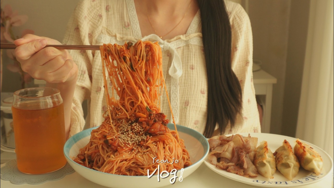 이번 주 집밥 기록| 연어초밥, 연어국수, 연어장, 매콤 김치비빔국수, 길거리토스트