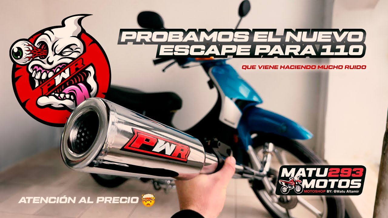 PROBANDO ESCAPE NUEVO AL 110 (PWRESCAPES)// PROBAMOS CON UNA DAX 70