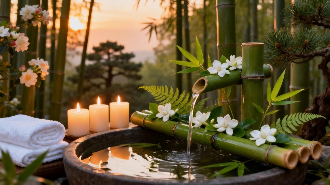 Soothing Relaxing Music 🌻 Peace of Mind, Anxiety Relief, Calm Water for 12 Hour Sleep 19