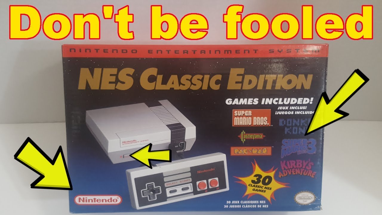 Don't be fooled!! How to spot a fake NES Classic Bootleg