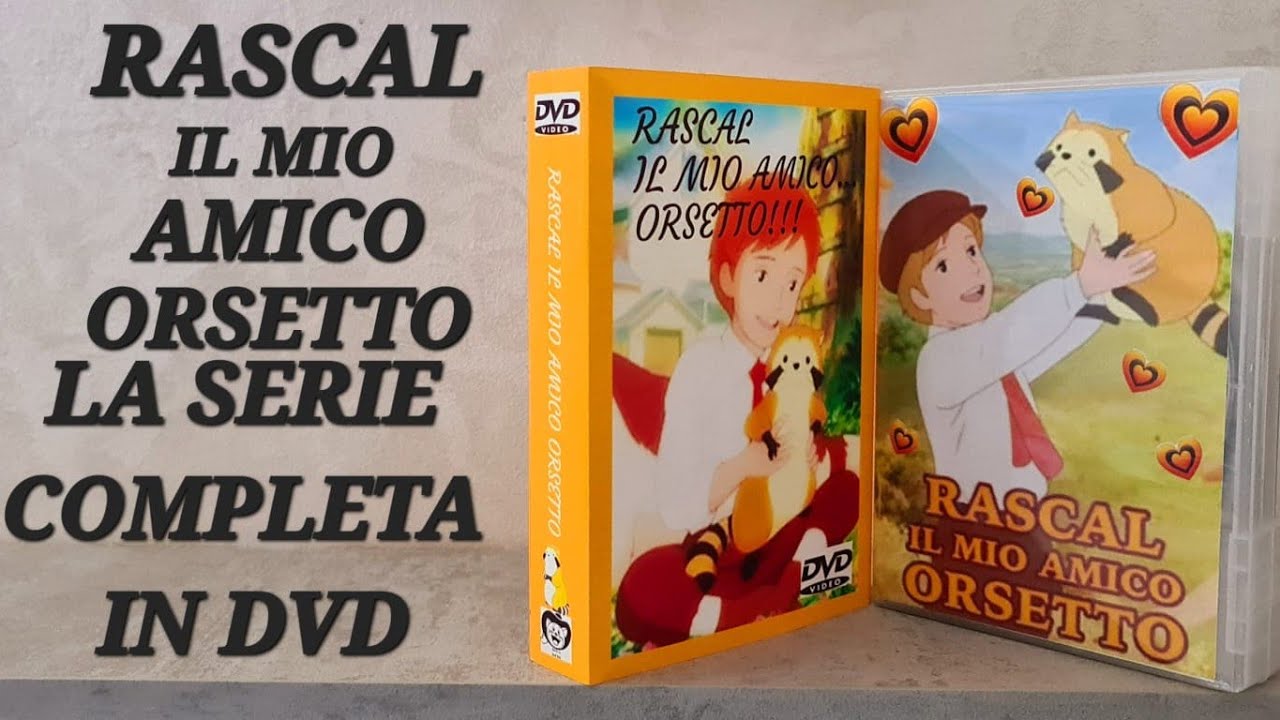 RASCAL IL MIO AMICO ORSETTO LA SERIE COMPLETA IN DVD...