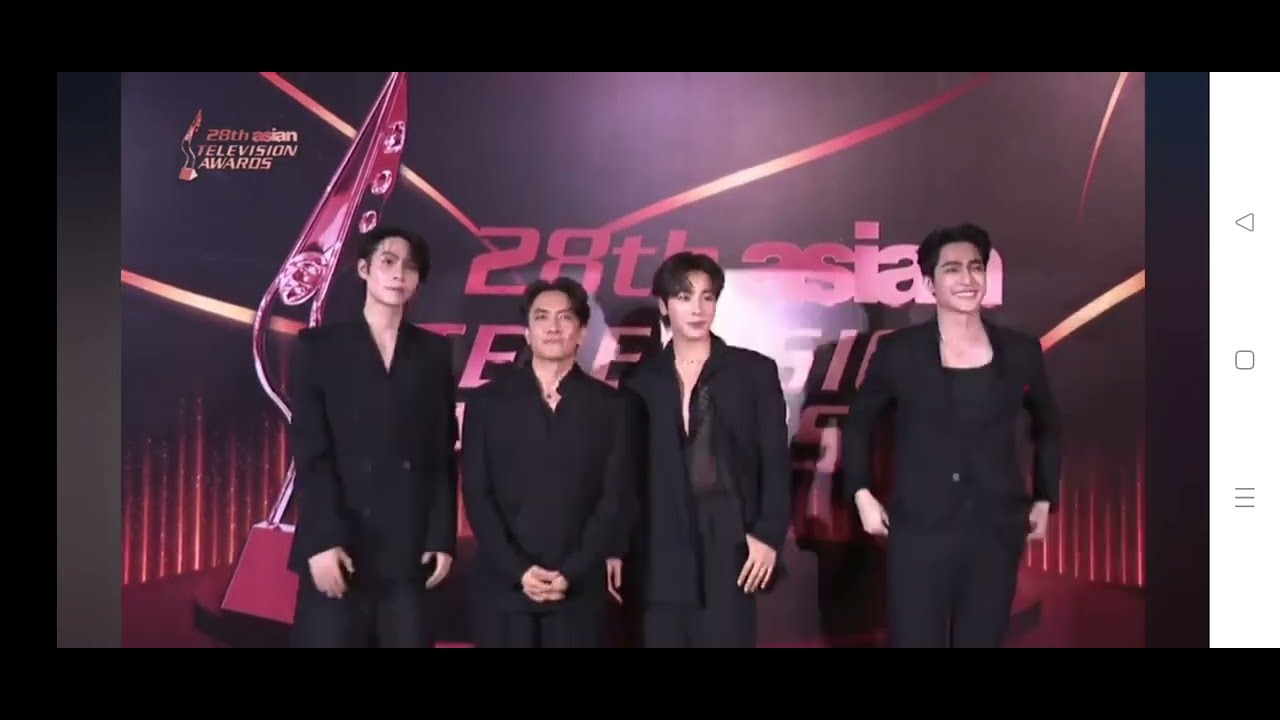 ALVIN JO & EARTH MIX Actor GMMTV THAILAND at Red Carpet 28th ASIAN Television Awards VIETNAM