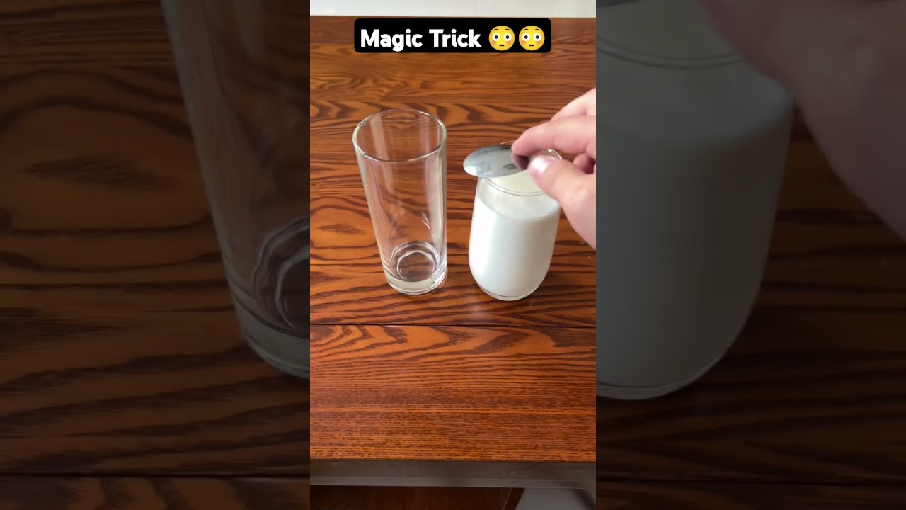 Magic Milk Transfer: How to Pour Milk #viralvideo #funny #funlearningadventures #life #hack #tricks