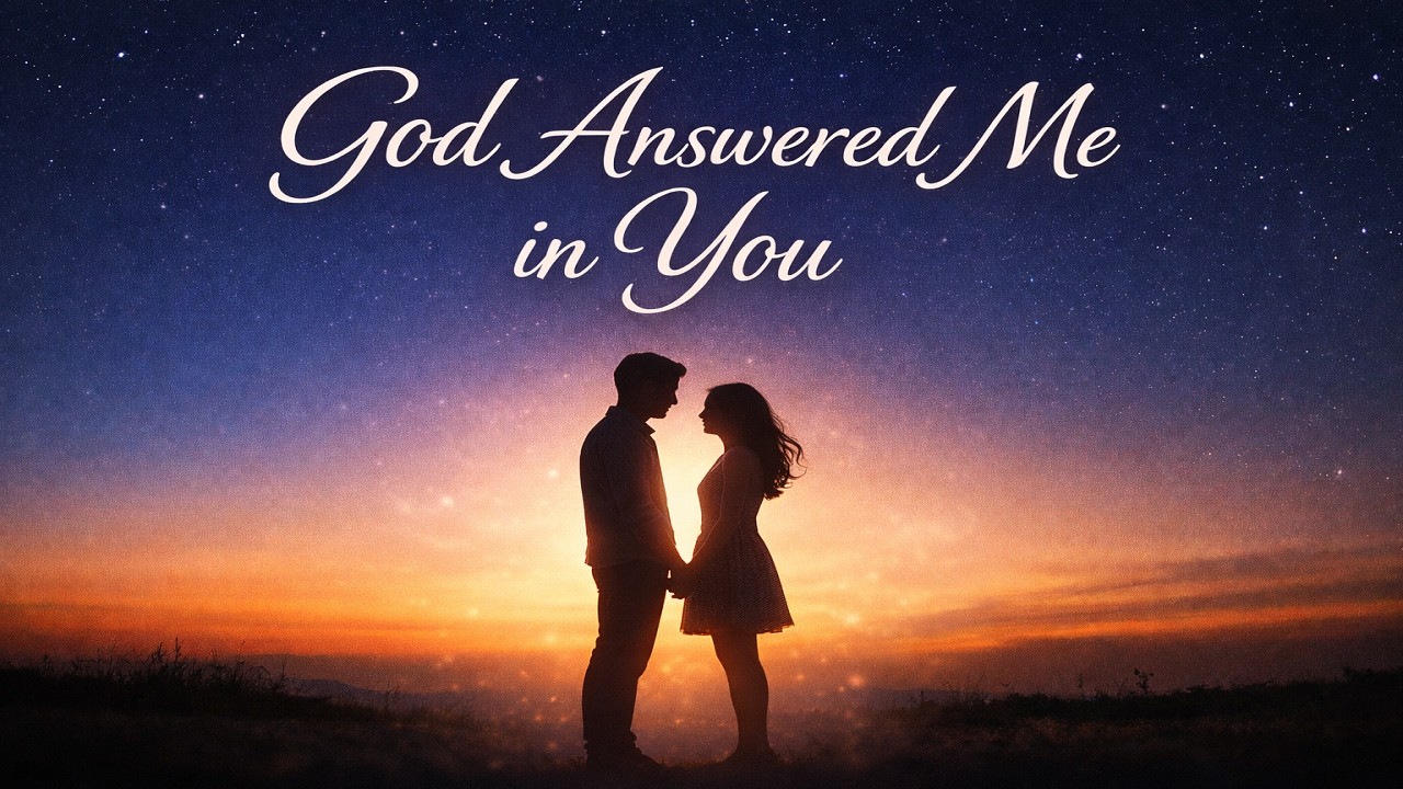 God Answered Me in You | Godly Love Song for Couples | Christian Lyrics Video
