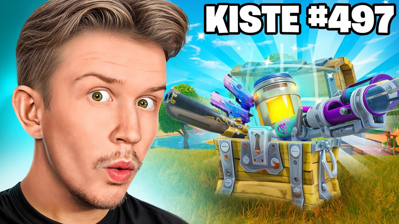 Ich spiele FORTNITE, bis ich 500 KISTEN geöffnet habe!
