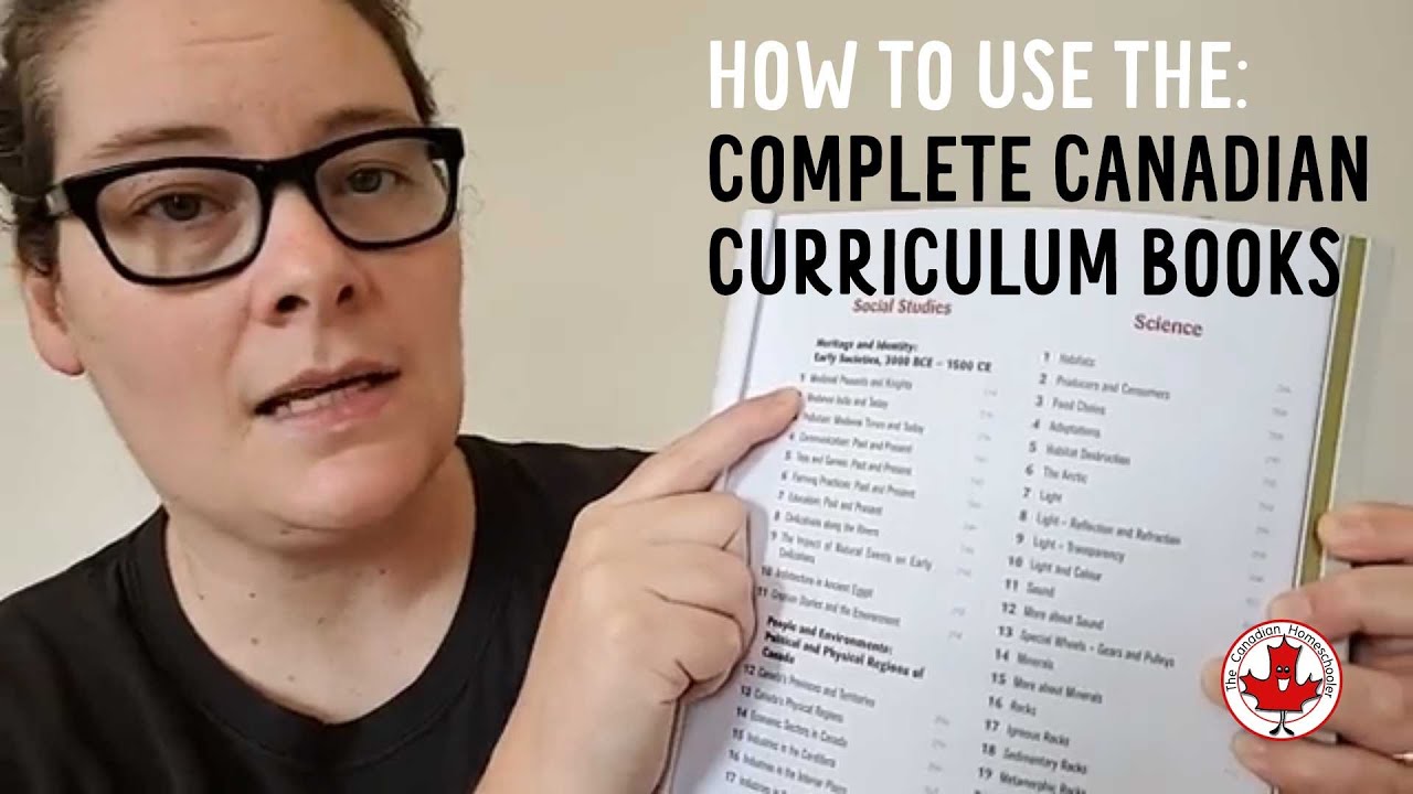 How to Use the Complete Canadian Curriculum Books In Your Homeschool