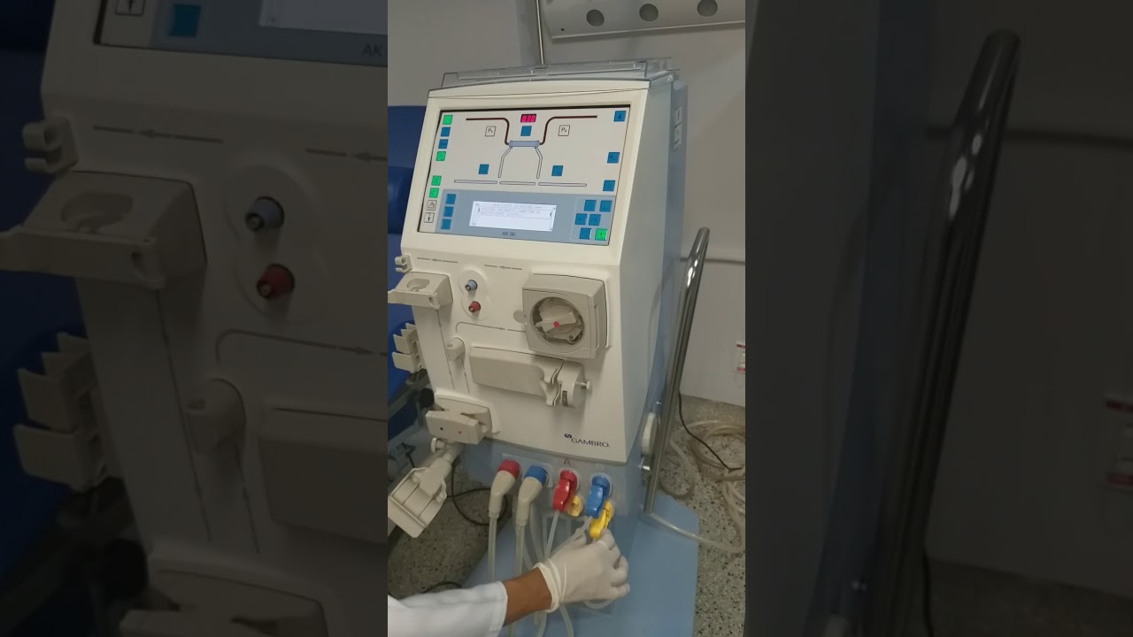 Desinfecção máquina Gambro