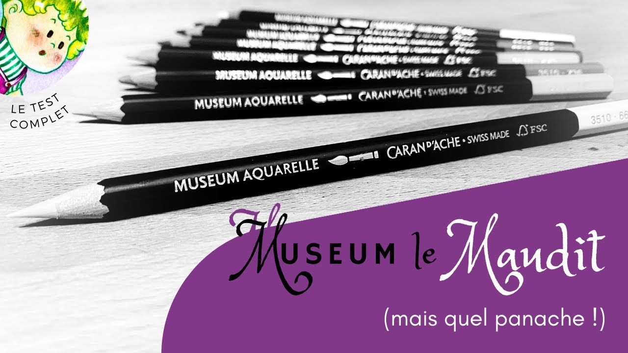Museum les maudits - Les crayons aquarelle de Caran d'Ache