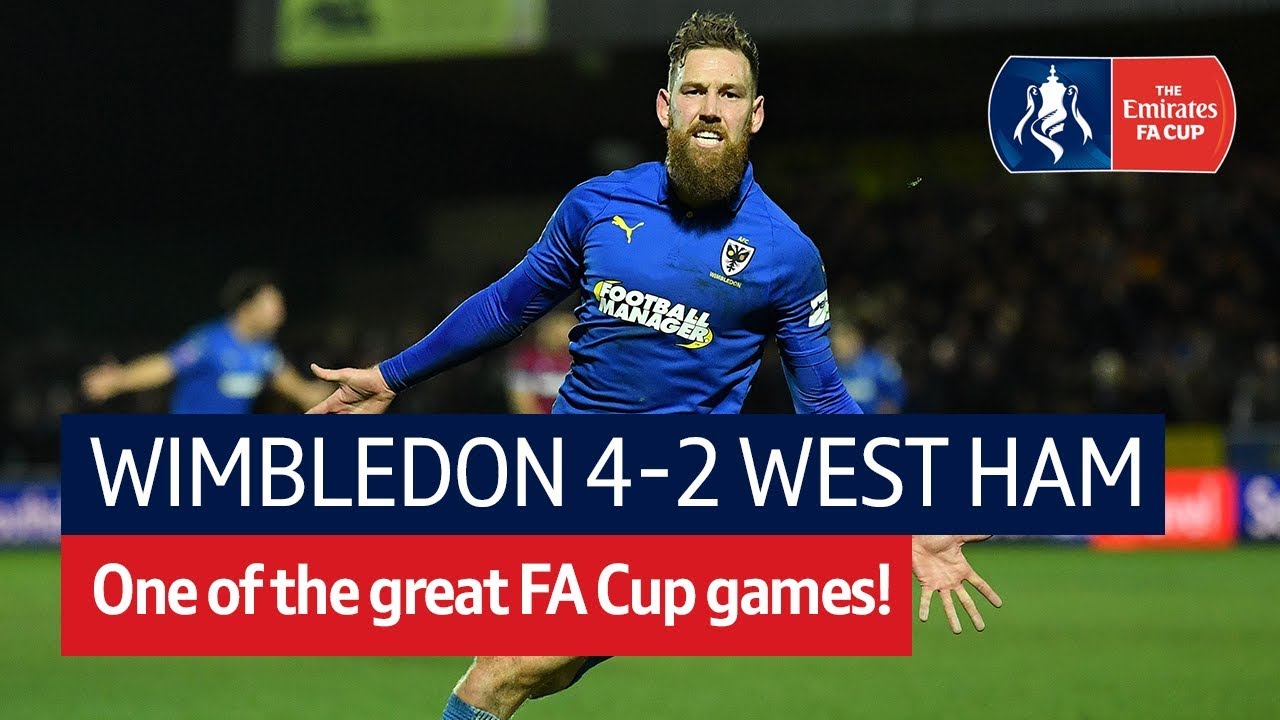 Wimbledon vs West Ham (4-2) | Emirates FA Cup Highlights