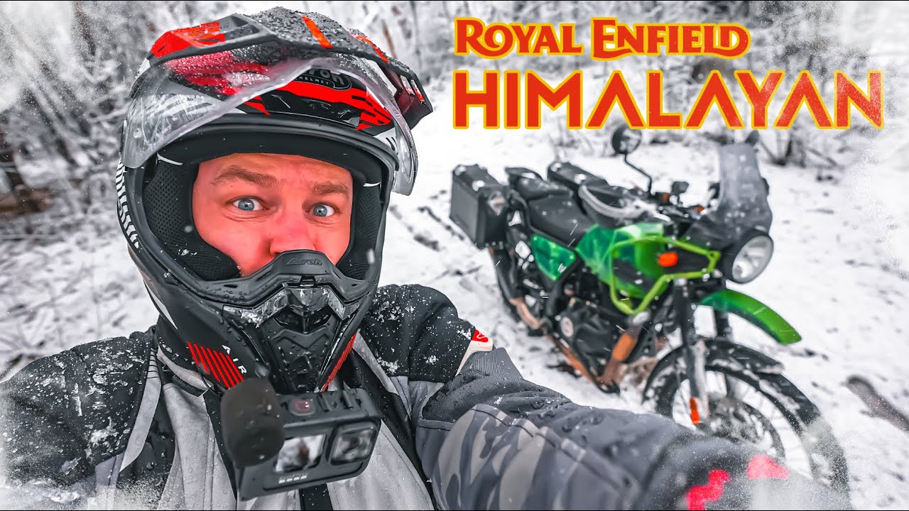 Royal Enfield Himalayan SNOW Ride Review on Stock Tires