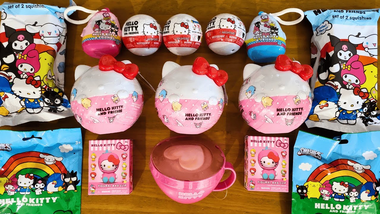 LOL Surprise ❤️'s Hello Kitty & friends Sanrio blind bags | ASMR UNBOXING No Talking