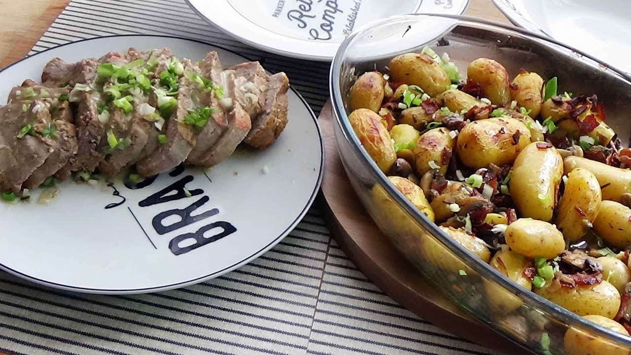 Rôti de veau extrêmement tendre, un plat complet et familial