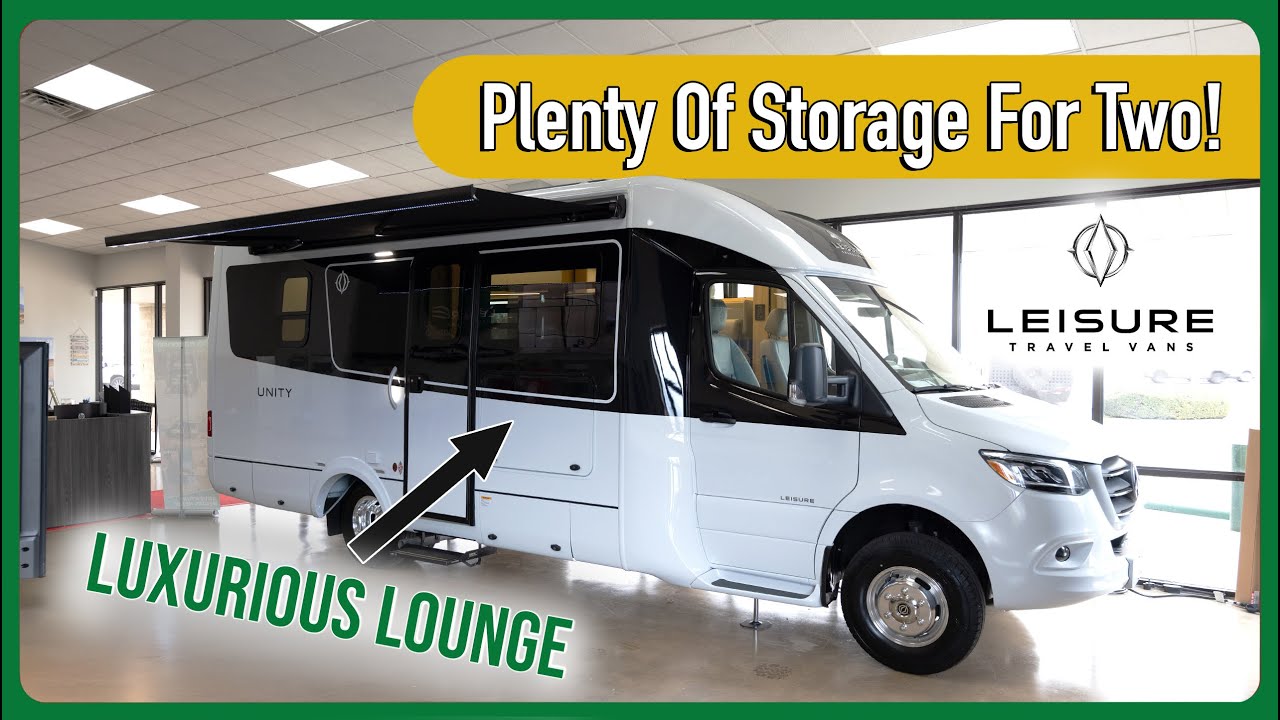 Murphy Bed Lounge = Premium Comfort | 2025 Leisure Travel Vans Unity 24MBL