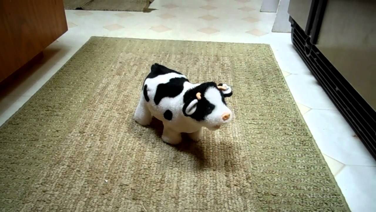 MOOING COW PLUSH TOY