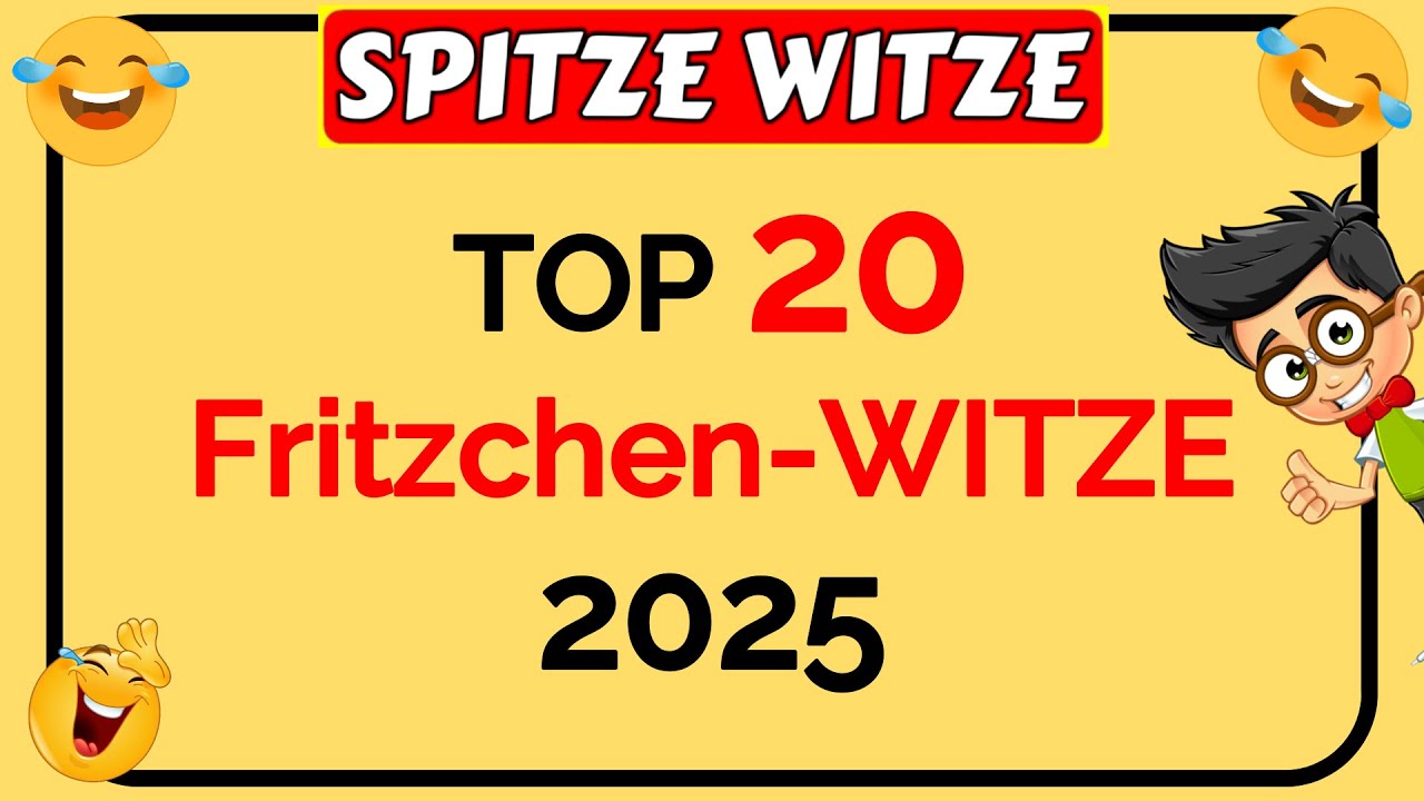 Die besten Fritzchen-Witze 2025 - Schule & Zuhause voller Lacher!😂