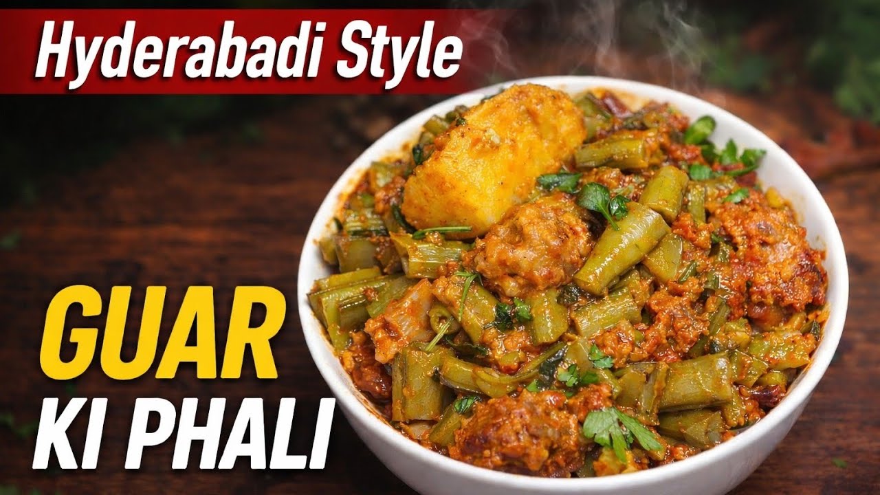 Hyderabadi Style Guar Ki Phali Traditional Tasty Hyderabadi Guar Ki Phali Curry Step by Step