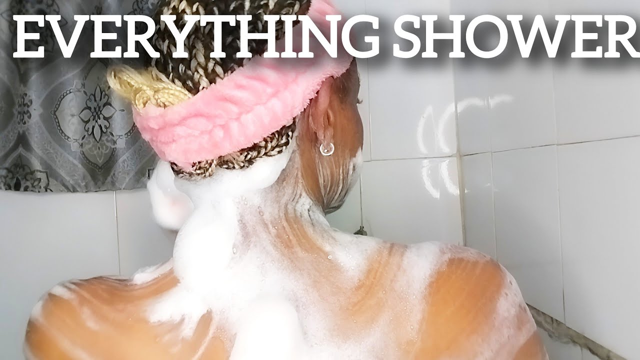 ASMR That Girl Morning Shower Routine 🚿💦🧴 Feminine Hygiene🍉🧴🥥And Hair Care 🌷
