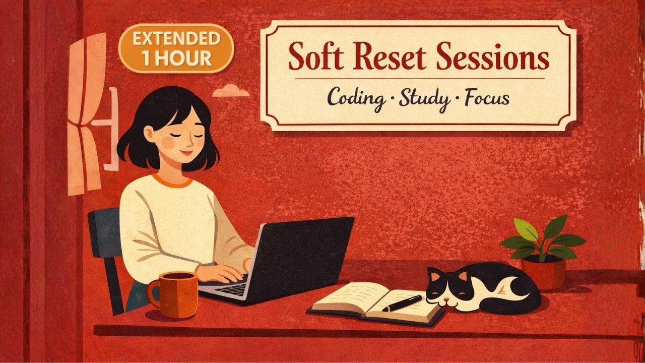 Soft Reset Sessions — Extended 1 Hour ☕ Bossa Jazz-Pop for Work, Study & Focus