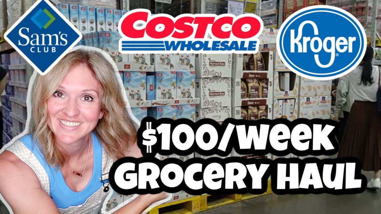One Month Grocery Haul | Comparing Prices at Costco, Sam's Club, and Kroger