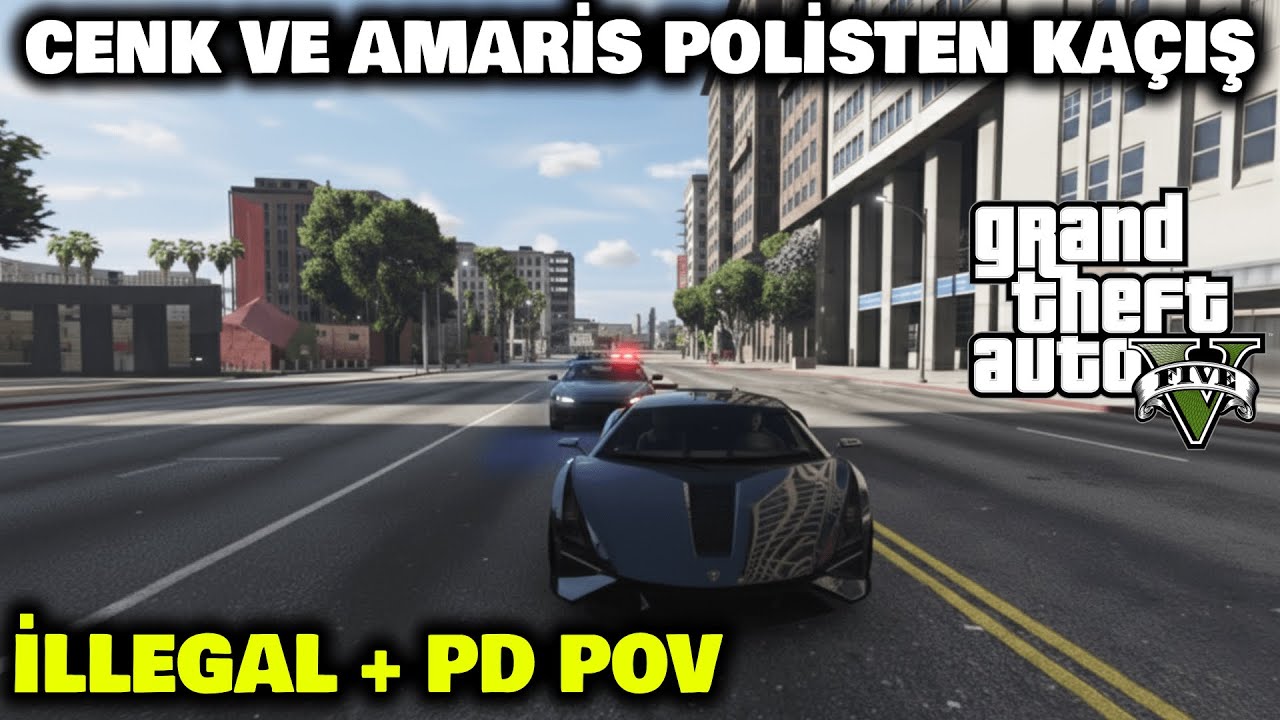 CENK VE AMARİS POLİSTEN KA&Ccedil;IŞ I WESLEY HARPER I EİGHTBORN RP GTA V EFSANE KA&Ccedil;IŞ