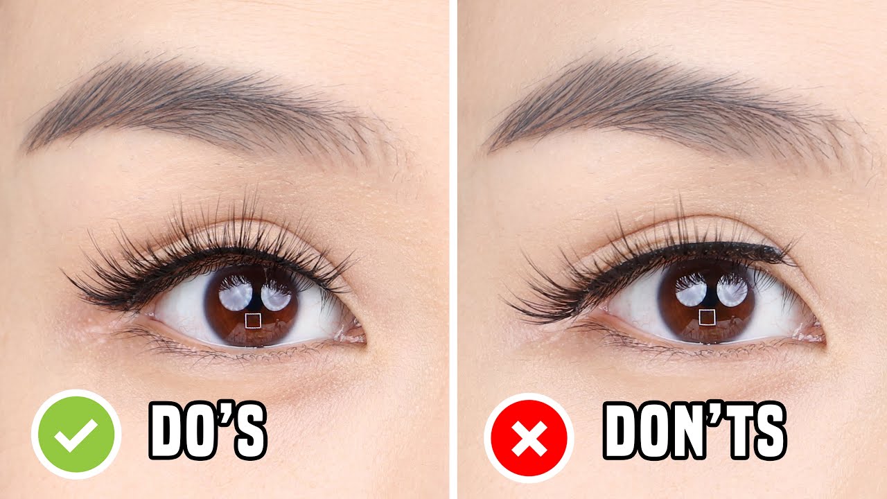 FALSE EYELASHES: Do's & Don'ts | Everything you need to know for beginners