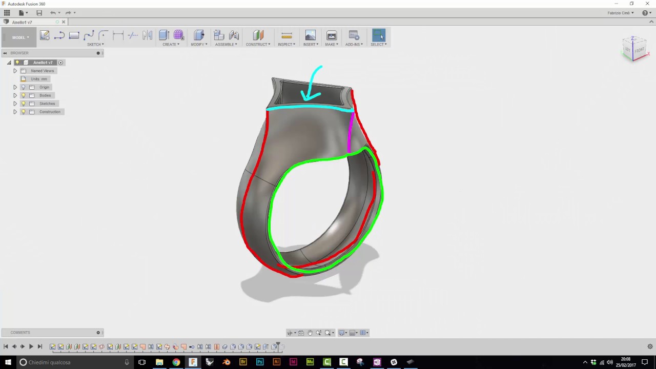 Fusion 360 PRO Level - Superfici [ITA]