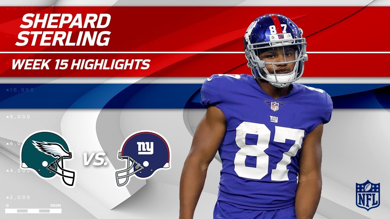 Sterling Shepard Highlights | Eagles vs. Giants | NFL Wk 15 Player Highlights