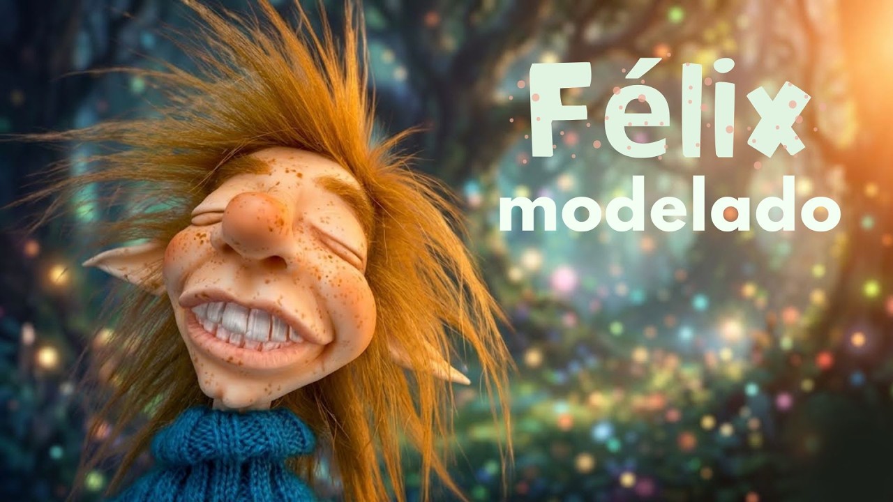 Modelado de cara paso a paso / Porcelana fría / Duende.