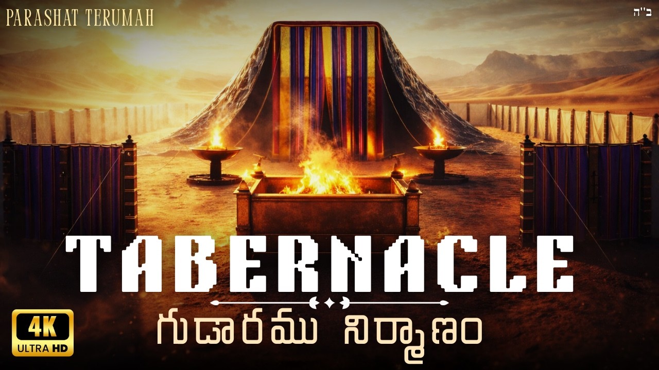 గుడారము యొక్క సూచనలు || Terumah || Mishkan - Tabernacle || Exodus || Telugu || #betheltorahindia
