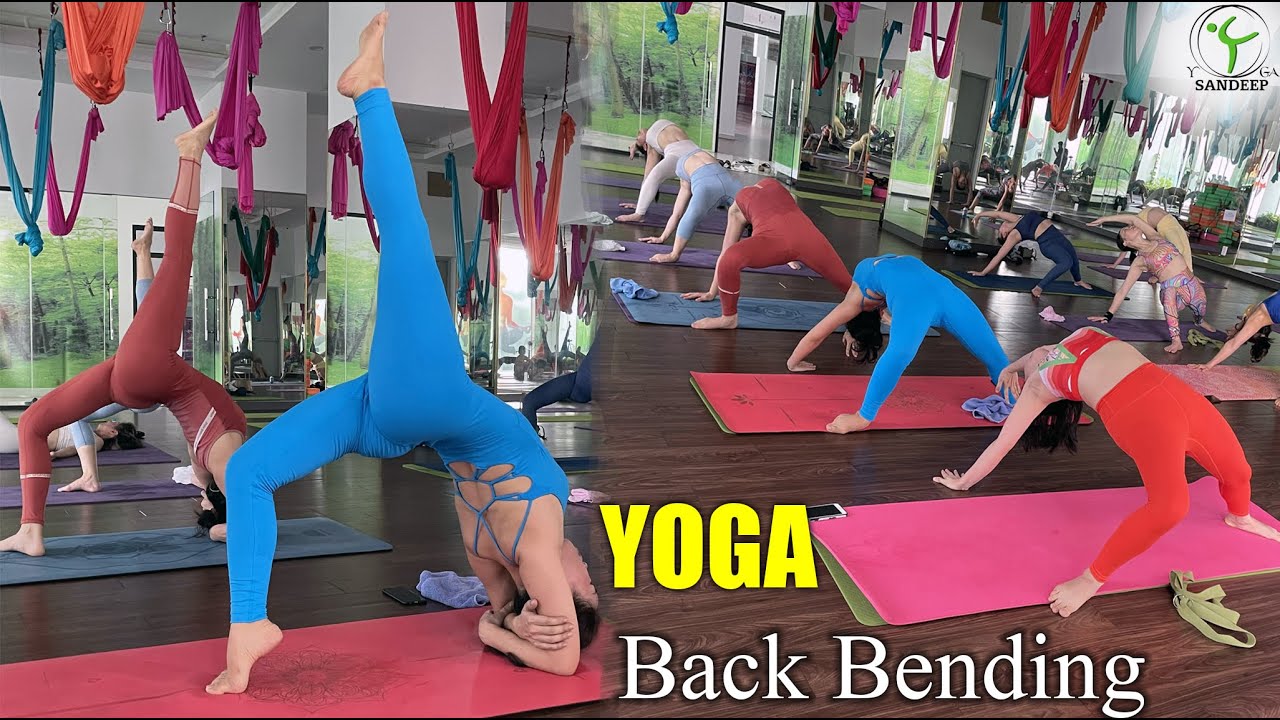 Back Bending 54 Mint Full Class || Yoga With Sandeep || Vietnam