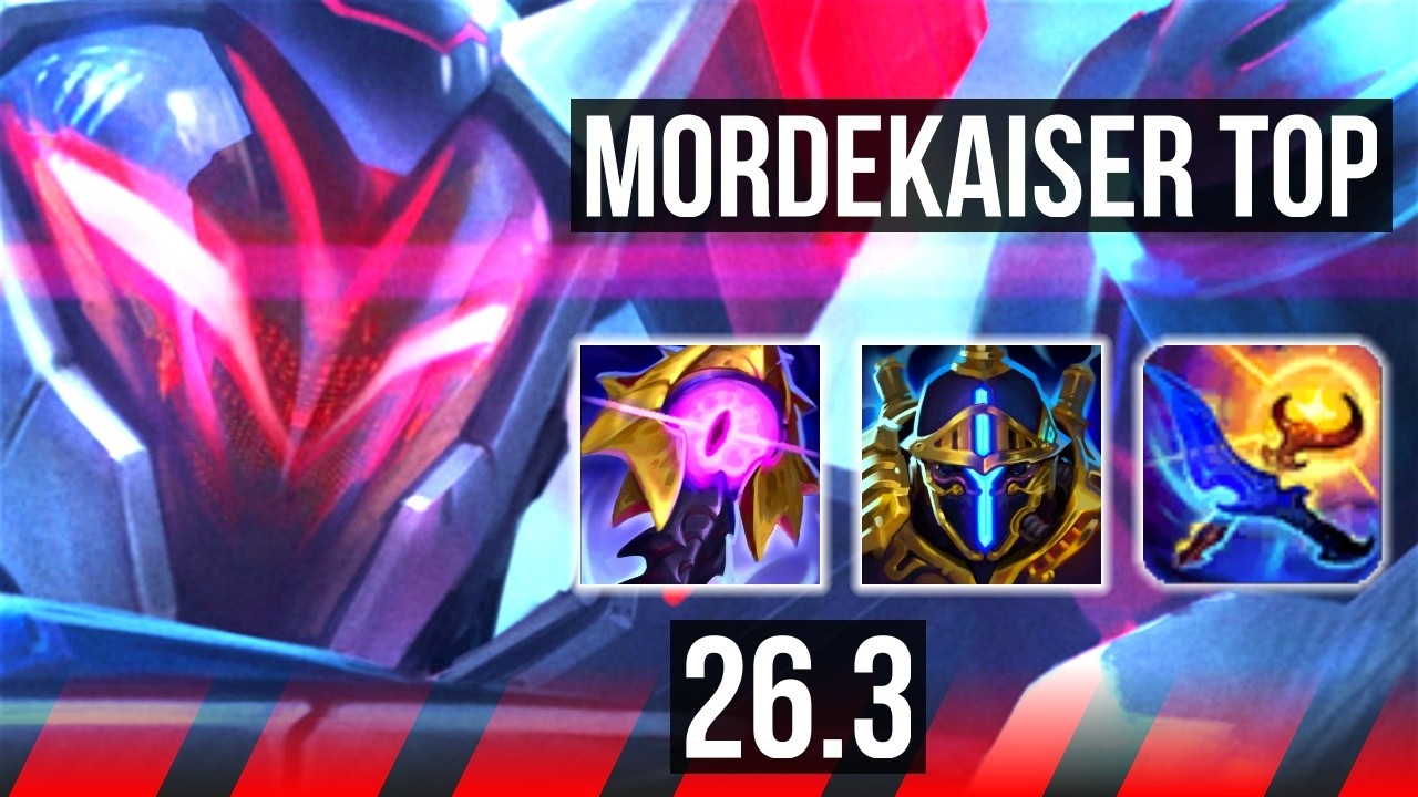 MORDEKAISER vs ZAAHEN (TOP) | Good KDA: 12/1/3 | EUW Master | 26.3