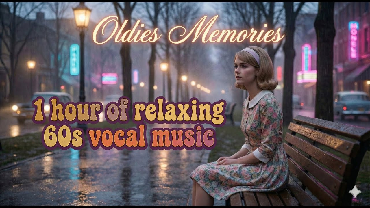 Relaxing 60s Instrumental Music 🌙✨ Vintage Chill ☕ Nostalgic Café 🎶 Soft Oldies | 1 Hour