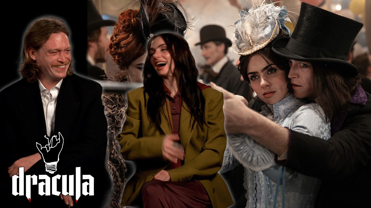 Закулисные съемки фильма «Дракула» с Калебом Лэндри Джонсом и Зои Блю!