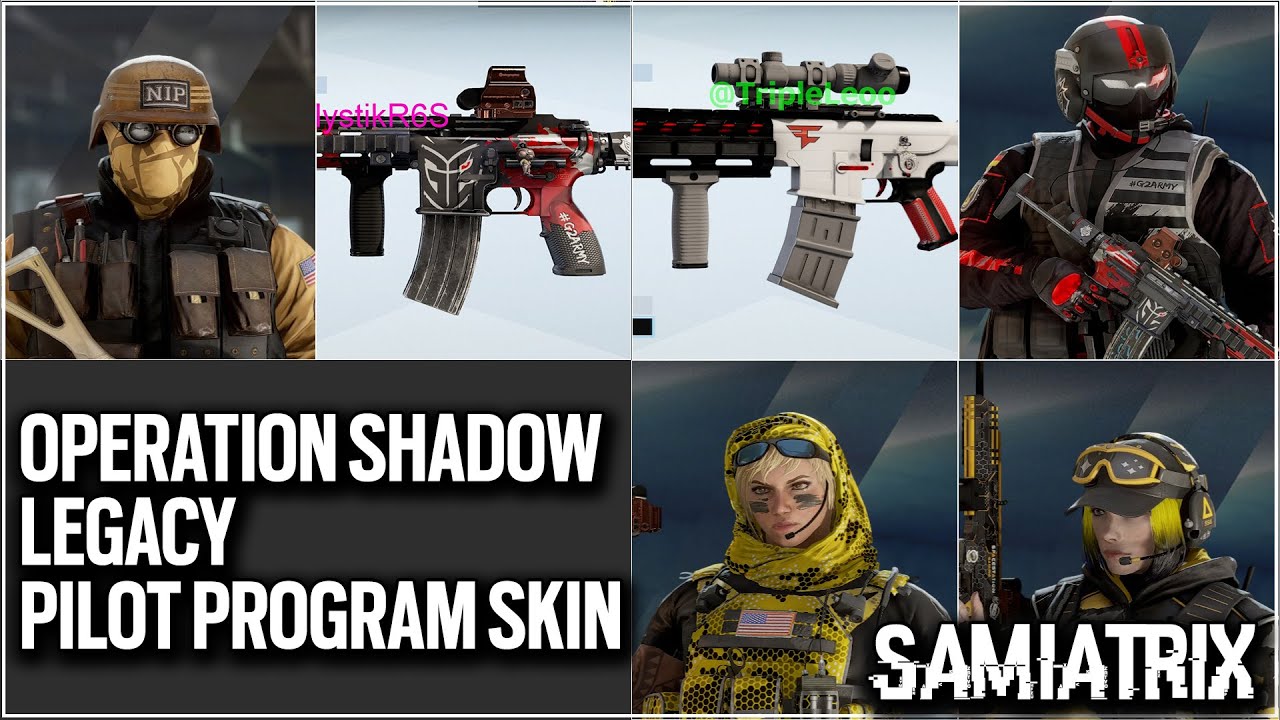 New Pilot Program Uniform and Gun Skins - Operation Shadow Legacy