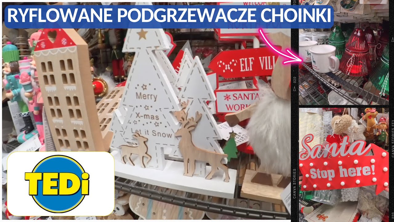 TEDI‼️PRZEGLĄD DEKORACJI ŚWIĄTECZNYCH 🎄MIKOŁAJE, CHOINKI, BOMBKI, GWIAZDY ✨ELFY, LAMPKI