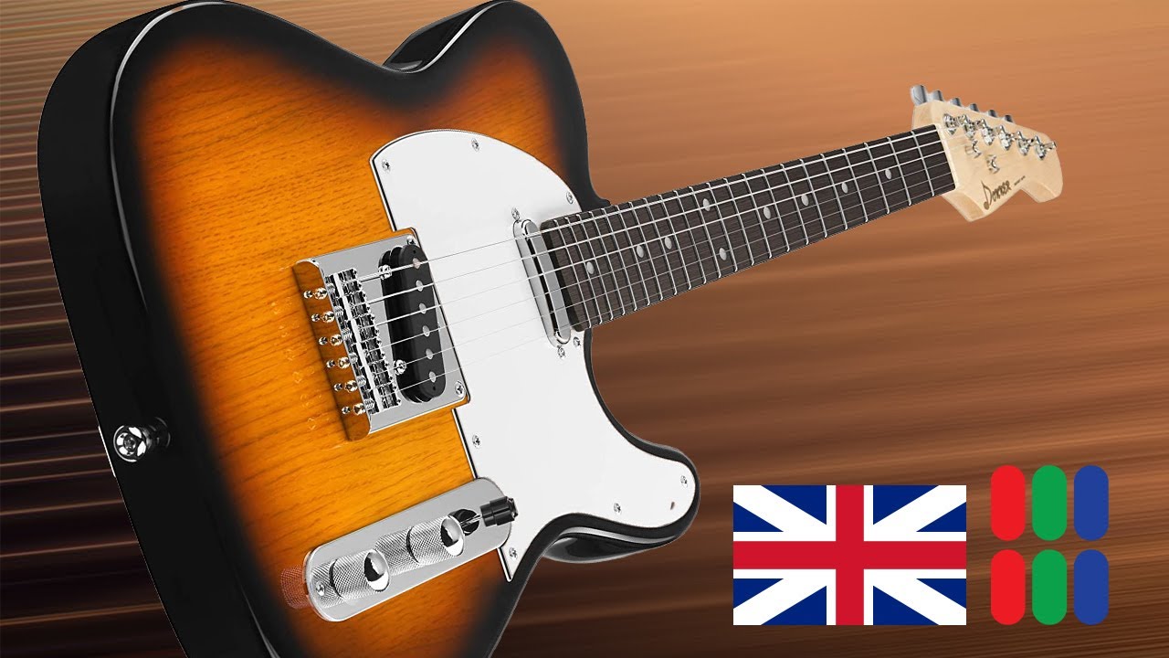 Donner DTC-100 Telecaster — проект выполнен со звукоснимателем Wilkinson M Series (на английском ...