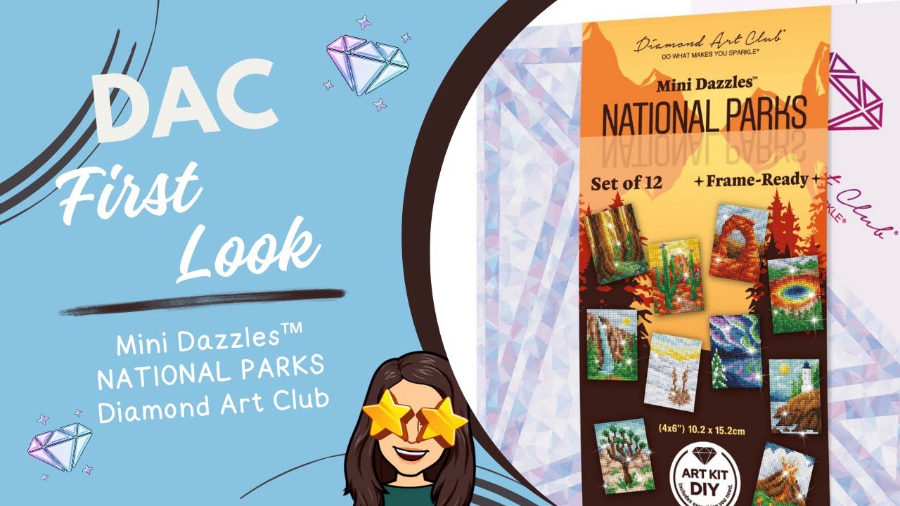 First Look at NATIONAL PARK Mini Dazzles from Diamond Art Club 💎 diamond painting 💎